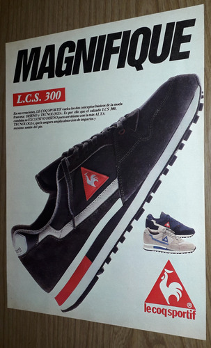 P131 Clipping Publicidad Zapatillas Lecoqsportif Año 1988 (Usado)