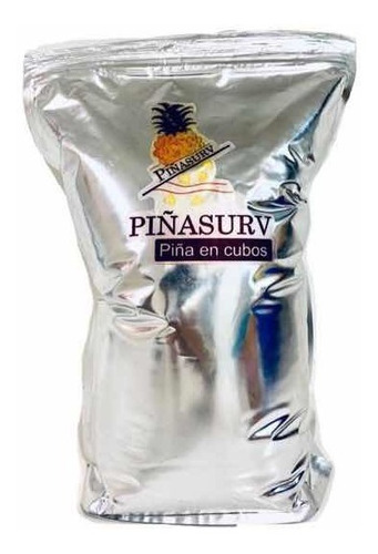 Piña En Almíbar En Cubos Caja C\ 6 Piezas 3.1kg