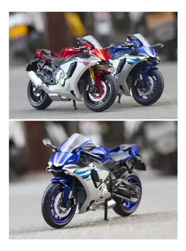 バイク　YAMAHA　YZF-R1 （6個）セット fzx Yl Scale Yzf R1 Motocicleta De Brinquedo Colecionável