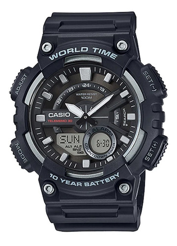 Reloj Casio Aeq 110w 1a Negro Original