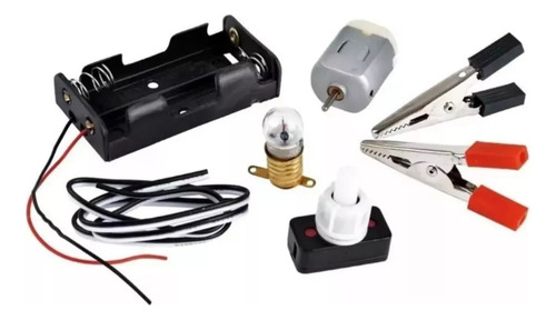 Kit Set Circuito Eléctrico Escolar 9 Piezas