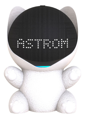 Suporte Gato Gatinho Compatível Com Echo Dot 5 E 4 Geração
