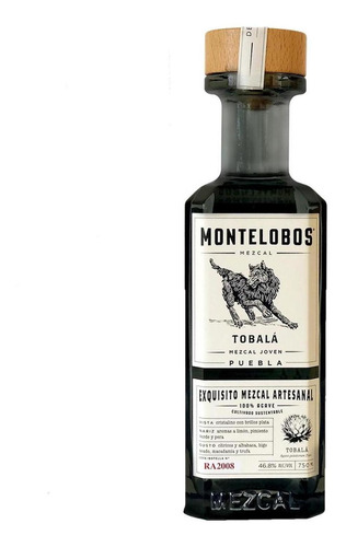 Pack De 12 Mezcal Montelobos Tobala 750 Ml