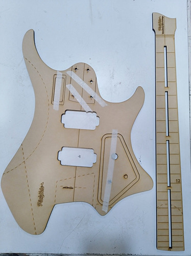 Plantilla De Guitarra Tipo Strandberg - Luthier 