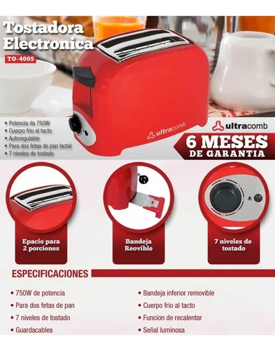 Tostadora electrica ultracomb new arrivals