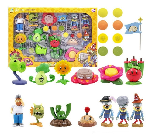 Juguete Plantas Vs Zombies Figuras Colección Diversión 