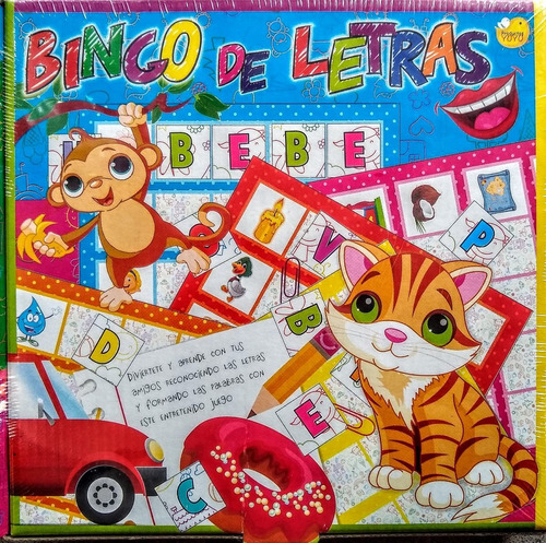 Juego De Mesa Bingo De Letras Armar Palabras +6 Años