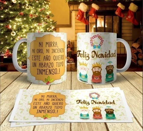 Imagen 6 de 9 de Kit Pack 80 Plantillas Sublimación Tazas - S Navidad