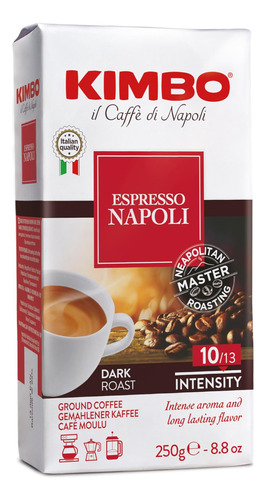 2 Paquete - Kimbo Napoletano Ground Espresso - 8.8oz. Embala