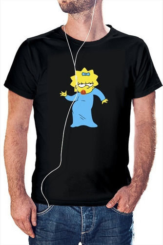 Polera Hombre O Mujer- Maggie Simpson - Los Simpson