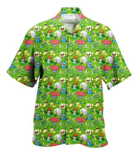 Camisa Pokemon Planta