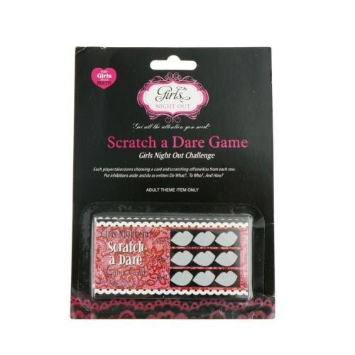 12pcs Hacer Dare Scratch Card Juego Juguete Boda Gallina Noc