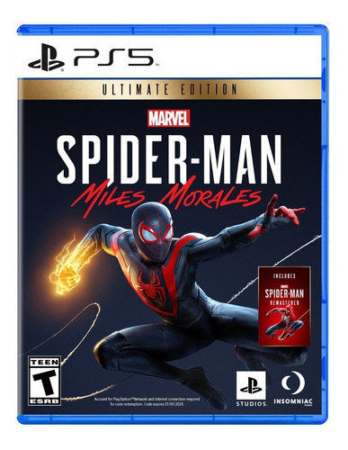 Imagen 1 de 1 de Spiderman Miles Morales Ultimate Edition Latam Ps5