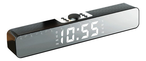 Reloj, Altavoz Bluetooth, Largo, Despertador De Escritorio,