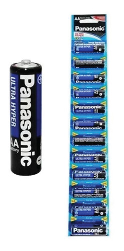 Pilas Panasonic Super Hyper Aa Pack X 12 Unidades Lh Confort