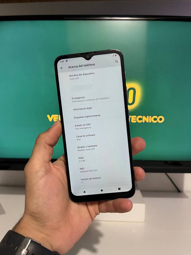 Celular Moto E20 32gb Android 11 Gris 2gb Libre Gris Oscuro