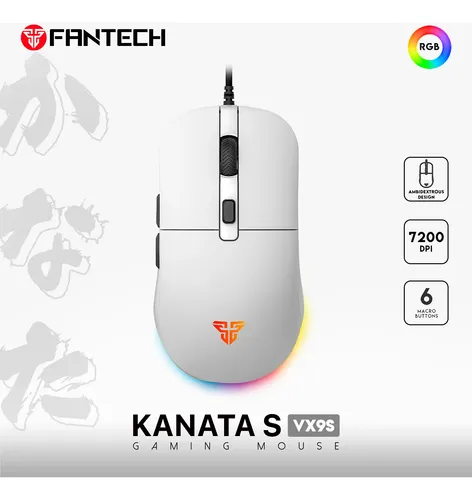Mouse Fantech Kanata S Vx9s Space Ed, 7200 Dpi, Ambidiestro