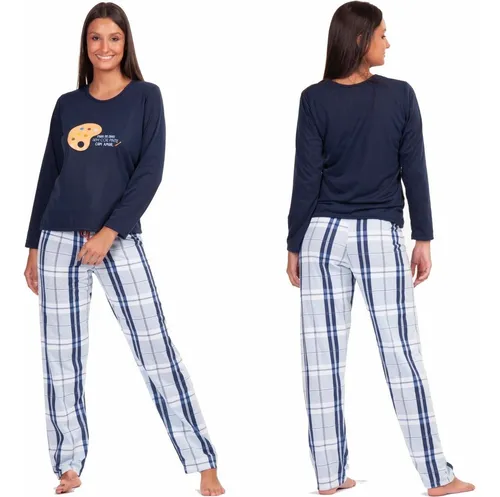 Pijama Feminino Inverno Adulto Blusa E Cal a Longa Promo o