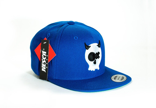 Gorra Azul Original Nesca Hats #elacordeonero Calavera