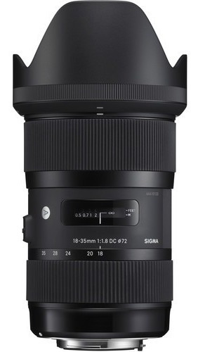 Lente Sigma 18-35mm F/1.8 Dc Hsm Para Canon - C/ Nf-e