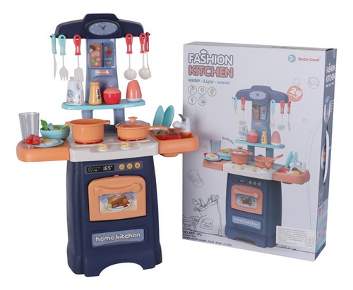 Cocinita Infantil Con Horno Y 29 Accesorios +luz + Sonido