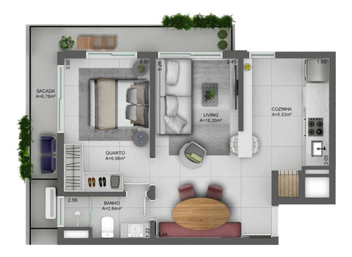 Imagem 26 de 30 de Apartamento À Venda No Bairro Cidade Baixa - Porto Alegre/rs - O-25294-41767