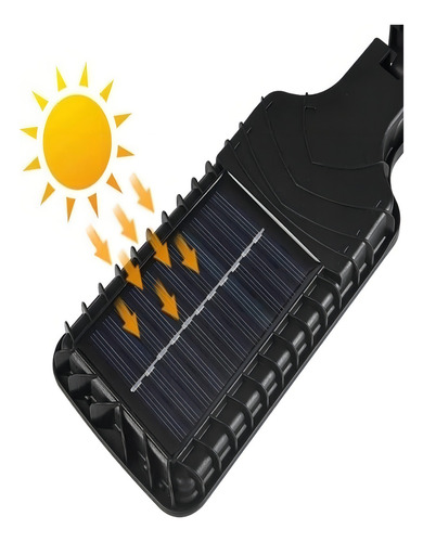 Mini lámpara solar de pared reflectante de 120 mazorcas, color negro