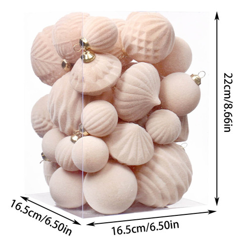 Set De Adornos Navideños Super Holiday Decoration Velvet 3