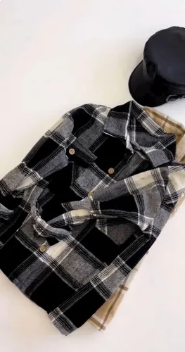 Chaquetas a top cuadros para mujer