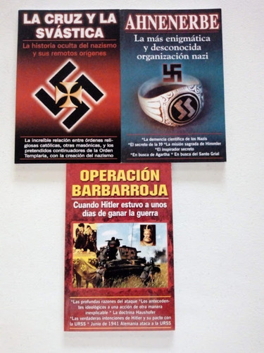 Libros: La Esvástica / Operación Barbarroja / Ahnenerbe