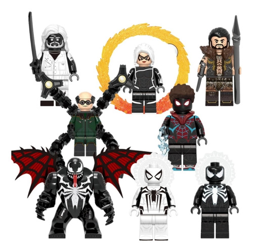 Spiderman - Set De Legos. - Playstation Venom/kraven Bloques