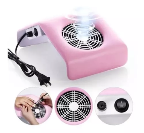 Extractor Aspirador Colector Polvo Uñas Manicure Profesional