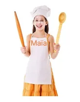 Comprar Oferta Mini Chef Mandil Y Gorro - Nombre En Mandil Minichef
