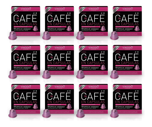 120 Cápsulas Café Viaggio Lungo Compatible Con Nespresso 