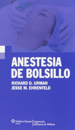 Libro Anestesia De Bolsillo De Richard D. Urman, Jesse M. Eh