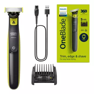 Maquina Rasuradora Philips Norelco Oneblade 360° Qp2724 Face