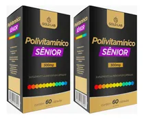 Comprar Kit 2x Polivitaminico Senior A-z 500mg 60 Caps - Golgold Lab