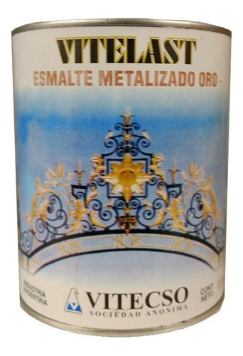 Esmalte Metalizado Colores Oro Plata Vitecso 0,5 L Mm