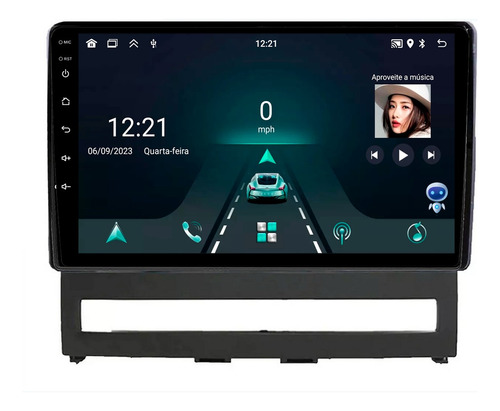 Multimidia Fiat Siena 9p Qled Android Carplay 2gb 32gb Wifi