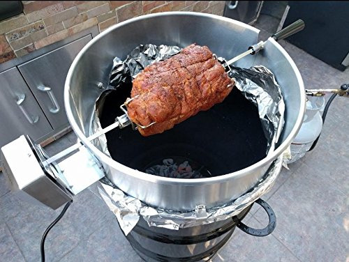 Soporte Universal Motor Asador Acero Inoxidable 2 Tornillos