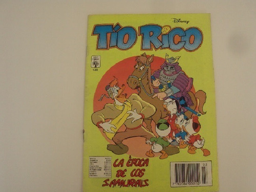  Historieta Tio Rico # 130  Disney - Abril Cinco  Año 1995