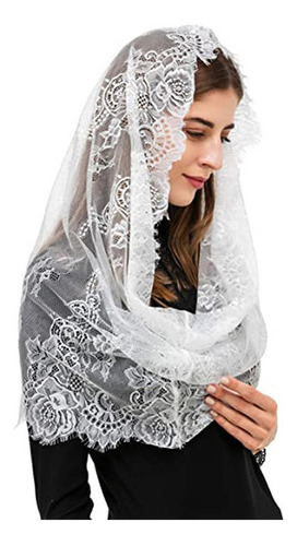 Gift Velo De Mantilla De Velo De Novia De Encaje Blanco