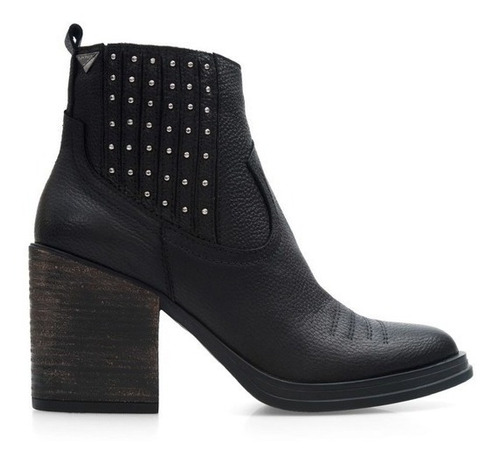 Imagen 1 de 1 de Bota Lady Stork Cuero Tachas Albertina