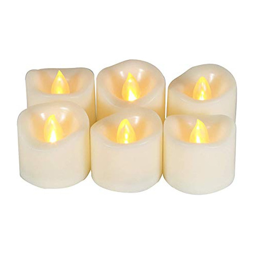 Flickering Inflamable Led Votive Tealight Velas Ytzfy