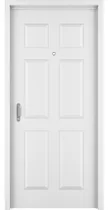 Comprar Puerta Inyectada Doble Chapa Exterior 80x200 Atex 6 Tableros