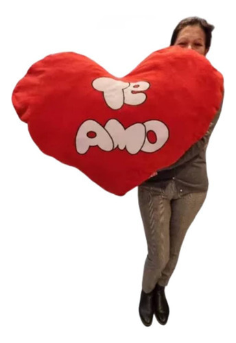 Corazón De Peluche Gigante Importado Te Amo Enamora En Grand