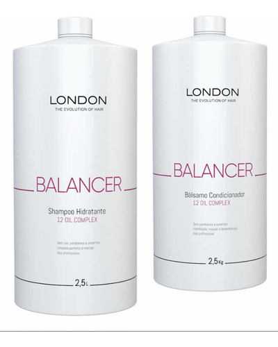 Shampoo + Condicionador Balancer London 2,5l Cada