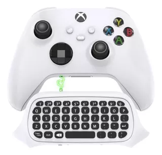 Teclado Chatpad Para Controle Xbox Series S/x E Xbox One S/x Cor Branco
