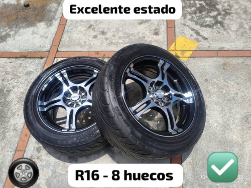 Rines 16, 8 Huecos, Corsa, Optra, Cruze, Etc (Usado)
