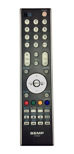 Controle Remoto Tv Semp Toshiba Ct-6410 Original